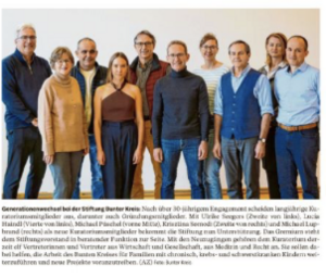 Gruppenbild des Kuratoriums des Bunten Kreises