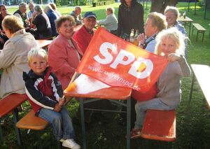 Letztes Jahr noch im AWO-Garten, heuer im Hopfengarten!