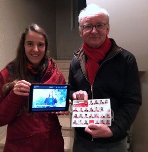 Heike Heubach (Platz 8) und Roland Mair stellen sich persönlich vor